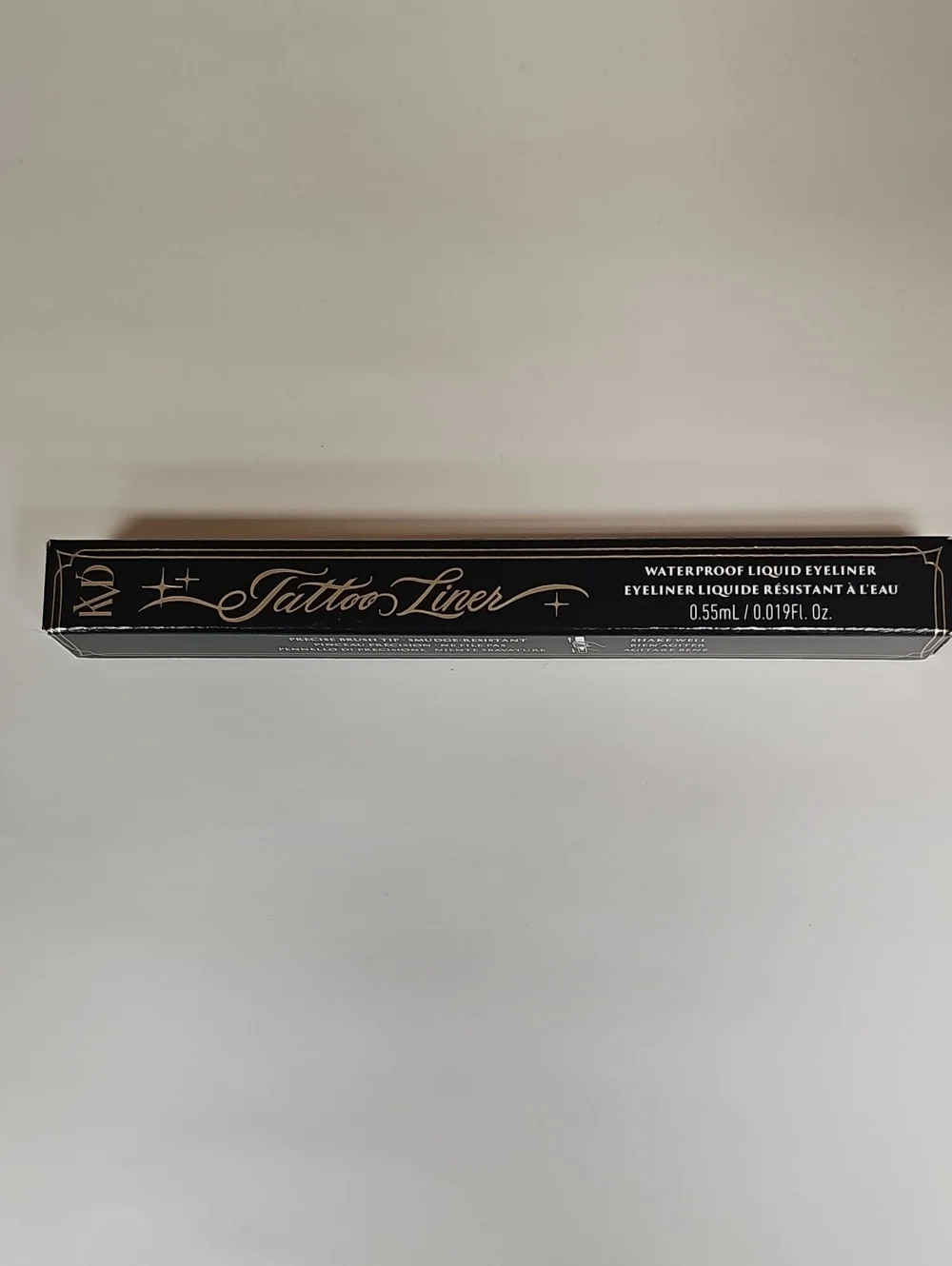 KVD Beauty Tattoo Liner Waterproof Liquid Eyeliner Trooper Black New in Box